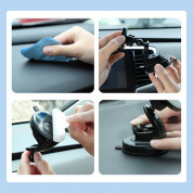 Joyroom Magnetic MagSafe Dashboard Car Mount 15W - поставка за таблото на кола с безжично зареждане за iPhone с Magsafe (черен) 10
