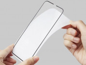 Spigen FC HD Tempered Glass - калено стъклено защитно покритие за дисплея за iPhone 11, iPhone XR (черен-прозрачен) 1