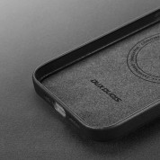 Dux Ducis Grit Faux Leather MagSafe Case for iPhone 14 (black) 8
