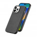 Dux Ducis Grit Faux Leather MagSafe Case - дизайнерски кожен кейс с MagSafe за iPhone 14 Pro (черен) 2