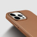 Dux Ducis Grit Faux Leather MagSafe Case - дизайнерски кожен кейс с MagSafe за iPhone 14 Pro (кафяв) 7