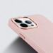 Dux Ducis Grit Faux Leather MagSafe Case - дизайнерски кожен кейс с MagSafe за iPhone 14 Pro (розов) 7