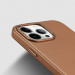 Dux Ducis Grit Faux Leather MagSafe Case - дизайнерски кожен кейс с MagSafe за iPhone 14 Pro Max (кафяв) 7
