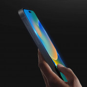 Dux Ducis 10D Case Friendly Full Coveraged Tempered Glass - калено стъклено защитно покритие за целия дисплей на iPhone 14 Pro (черен-прозрачен) 5