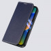 Dux Ducis Skin X2 Case - кожен калъф с поставка и отделение за кр. карти за iPhone 14 Pro (син) 5
