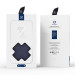 Dux Ducis Skin X2 Case - кожен калъф с поставка и отделение за кр. карти за iPhone 14 Pro (син) 13