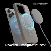 Elago Soft Silicone MagSafe Case - силиконов (TPU) калъф с MagSafe за iPhone 14 Pro (черен) 2