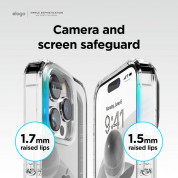 Elago Hybrid Case - хибриден удароустойчив кейс с за iPhone 14 Pro (прозрачен) 2
