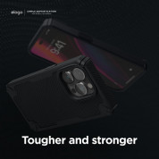 Elago Armor Case - удароустойчив силиконов (TPU) калъф за iPhone 14 Pro Max (черен) 1