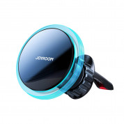 Joyroom Magnetic Fast Wireless Vent Car Holder 15W - поставка за радиаторa на кола с безжично зареждане за iPhone с Magsafe (сребрист)