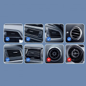 Joyroom Magnetic Fast Wireless Vent Car Holder 15W - поставка за радиаторa на кола с безжично зареждане за iPhone с Magsafe (сребрист) 14