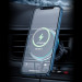 Joyroom Magnetic Fast Wireless Vent Car Holder 15W - поставка за радиаторa на кола с безжично зареждане за iPhone с Magsafe (сребрист) 16