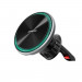 Joyroom Magnetic Wireless Vent Car Holder With LED Ring 15W - поставка за радиаторa на кола с безжично зареждане за iPhone с Magsafe (сребрист) 1