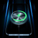 Joyroom Magnetic MagSafe Dashboard Car Mount With LED Ring 15W - поставка за таблото на кола с безжично зареждане за iPhone с Magsafe (сребрист) 4