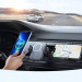Joyroom Magnetic Wireless Vent Car Electric Holder 15W - поставка за радиаторa на кола с безжично зареждане за iPhone с Magsafe (черен) 14
