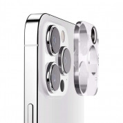 Elago Tempered Glass Lens Protector - предпазно стъклено защитно покритие за камерата на iPhone 14 Pro, iPhone 14 Pro Max (прозрачен)
