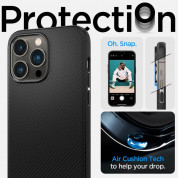 Spigen Mag Armor Case - силиконов (TPU) калъф с висока степен на защита с MagSafe за iPhone 14 Pro (черен) 10
