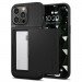 Spigen Slim Armor CS Case - хибриден кейс с отделение за кр. карти и най-висока степен на защита за iPhone 14 Pro Max (черен) 1