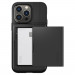 Spigen Slim Armor CS Case - хибриден кейс с отделение за кр. карти и най-висока степен на защита за iPhone 14 Pro Max (черен) 2
