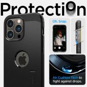 Spigen MagFit Tough Armor Case - хибриден кейс с най-висока степен на защита с MagSafe за iPhone 14 Pro Max (черен) 11