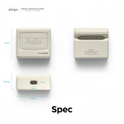 Elago AirPods 3 Retro AW3 Silicone Case - силиконов калъф за Apple AirPods 3 (бял)  4