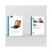 Choetech Wireless Keyboard Stand Case BH-015 - кейс, клавиатура, тракпад и поставка за iPad Pro 12.9 M1 (2021), iPad Pro 12.9 (2020), iPad Pro 12.9 (2018) (черен) 5
