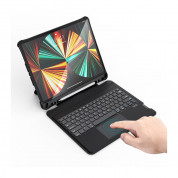 Choetech Wireless Keyboard Stand Case BH-015 - кейс, клавиатура, тракпад и поставка за iPad Pro 12.9 M1 (2021), iPad Pro 12.9 (2020), iPad Pro 12.9 (2018) (черен) 1