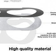 Elago AirPods 3 Dust Guard - комплект метални предпазители против прах за Apple AirPods 3 (тъмносив-мат) 3