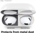 Elago AirPods 3 Dust Guard - комплект метални предпазители против прах за Apple AirPods 3 (златист) 2