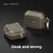 Elago AirPods 3 Solid Armor Case - твърд силиконов кейс с карабинер за Apple AirPods 3 (черен) 4