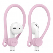 Elago AirPods EarHooks - силиконови кукички за Apple Airpods и Apple Airpods 2 (светлорозов)