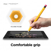 Elago Apple Pencil Silicone Cover - силиконов калъф за Apple Pencil (жълт) 3