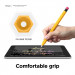 Elago Apple Pencil Silicone Cover - силиконов калъф за Apple Pencil (жълт) 4