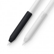Elago Apple Pencil 2 Pencil Grip Holder - 2 броя силиконов грип за Apple Pencil 2 (черен и бял)