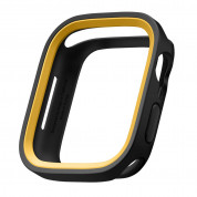Elago Duo Apple Watch Case - силиконов (TPU) кейс с две сменяеми поликарбонатни части за Apple Watch 7 41мм, Apple Watch 8 41мм (черен и жълт) 1