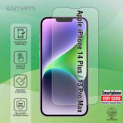 4smarts Second Glass X-Pro Glass - калено стъклено защитно покритие за дисплея на iPhone 14 Plus, iPhone 13 Pro Max (прозрачен) 8