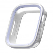 Elago Duo Apple Watch Case - силиконов (TPU) кейс с две сменяеми поликарбонатни части за Apple Watch 7 41мм, Apple Watch 8 41мм (прозрачен-мат и лилав) 1
