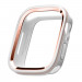 Elago Duo Apple Watch Case - силиконов (TPU) кейс с две сменяеми поликарбонатни части за Apple Watch 7 41мм, Apple Watch 8 41мм (прозрачен-мат и розово злато) 2