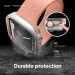 Elago Duo Apple Watch Case - силиконов (TPU) кейс с две сменяеми поликарбонатни части за Apple Watch 7 41мм, Apple Watch 8 41мм (прозрачен-мат и розово злато) 3