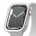 Elago Duo Apple Watch Case - силиконов (TPU) кейс с две сменяеми поликарбонатни части за Apple Watch 7 45мм, Apple Watch 8 45мм (прозрачен-мат и бял) 1