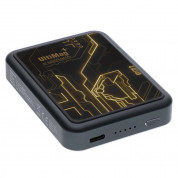 4smarts Wireless Power Bank UltiMag Lucid PCB design 5000mAh for MagSafe - безжична преносима външна батерия с USB-C порт за iPhone с Magsafe (черен) 1
