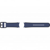 Samsung Two-Tone Sport Band 20mm M/L (ET-STR91LNEGEU) - оригинална флуороеластомерна каишка за Galaxy Watch 4, Galaxy Watch 4 Classic, Galaxy Watch 5, Galaxy Watch 5 Pro и други часовници с 20мм захват (син-черен) 1