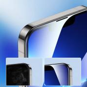 Joyroom Knight 2.5D TG Tempered Glass Full Screen JR-H02 - калено стъклено защитно покритие за дисплея на iPhone 14 Pro (черен-прозрачен) 5