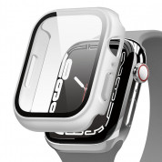 Elago Clear Shield Case - качествен твърд кейс с вграден стъклен протектор за дисплея на Apple Watch 8 41мм, Apple Watch 7 41мм (матиран)