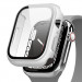 Elago Clear Shield Case - качествен твърд кейс с вграден стъклен протектор за дисплея на Apple Watch 8 41мм, Apple Watch 7 41мм (матиран) 1