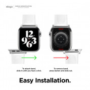 Elago Clear Band - силиконова каишка за Apple Watch 38мм, 40мм, 41мм (прозрачен) 5