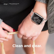 Elago Clear Band - силиконова каишка за Apple Watch 42мм, 44мм, 45мм, Ultra 49мм (прозрачен) 1