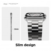 Elago Metal Stainless Steel Band - стоманена, неръждаема каишка за Apple Watch 38мм, 40мм, 41мм (сребрист) 2