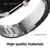 Elago Metal Stainless Steel Band - стоманена, неръждаема каишка за Apple Watch 42мм, 44мм, 45мм, Ultra 49мм (черен) 1