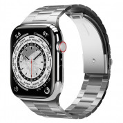 Elago Metal Stainless Steel Band - стоманена, неръждаема каишка за Apple Watch 42мм, 44мм, 45мм, Ultra 49мм (сребрист)